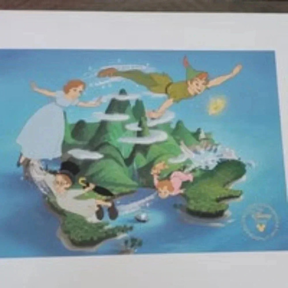 Peter Pan Exclusive Commemorative Lithograph 11x14 - Picture 2 of 4